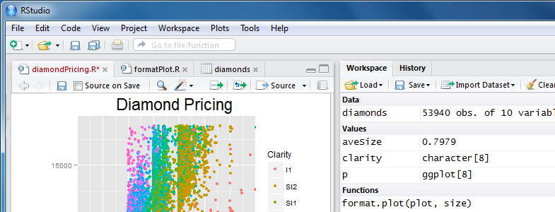 R Studio Beginnerscursus - Voorbeeld Interface